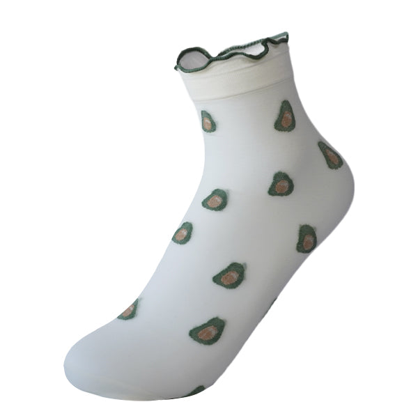 Fruity Glass Silk Lace Avacado
