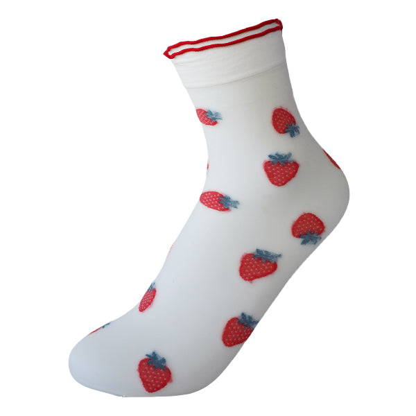 Fruity Glass Silk Lace Strawberry