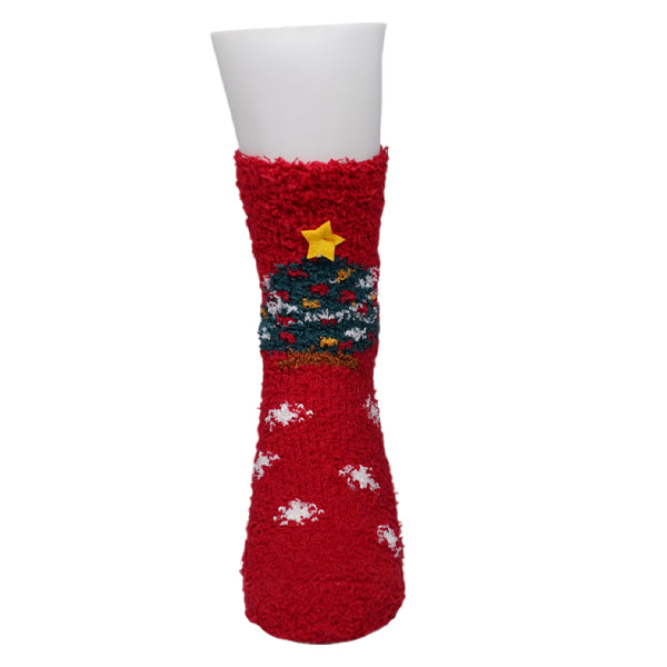 Christmas Fuzzy 3D Xmas Tree and snowflakes