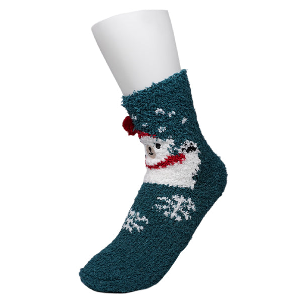 Christmas Fuzzy 3D Polar Bear