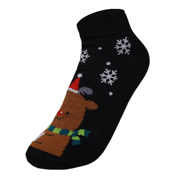 Christmas Funky Snowflakes Deer