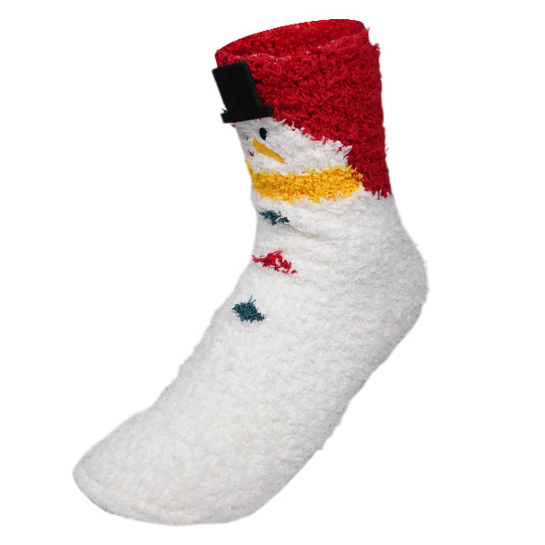 Christmas Fuzzy 3D Snowman Hat