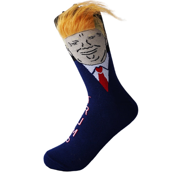 Novelty President 2024 Adjustable Red Hair