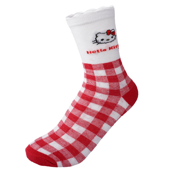 Sanrio Characters Checkered Hello Kitty